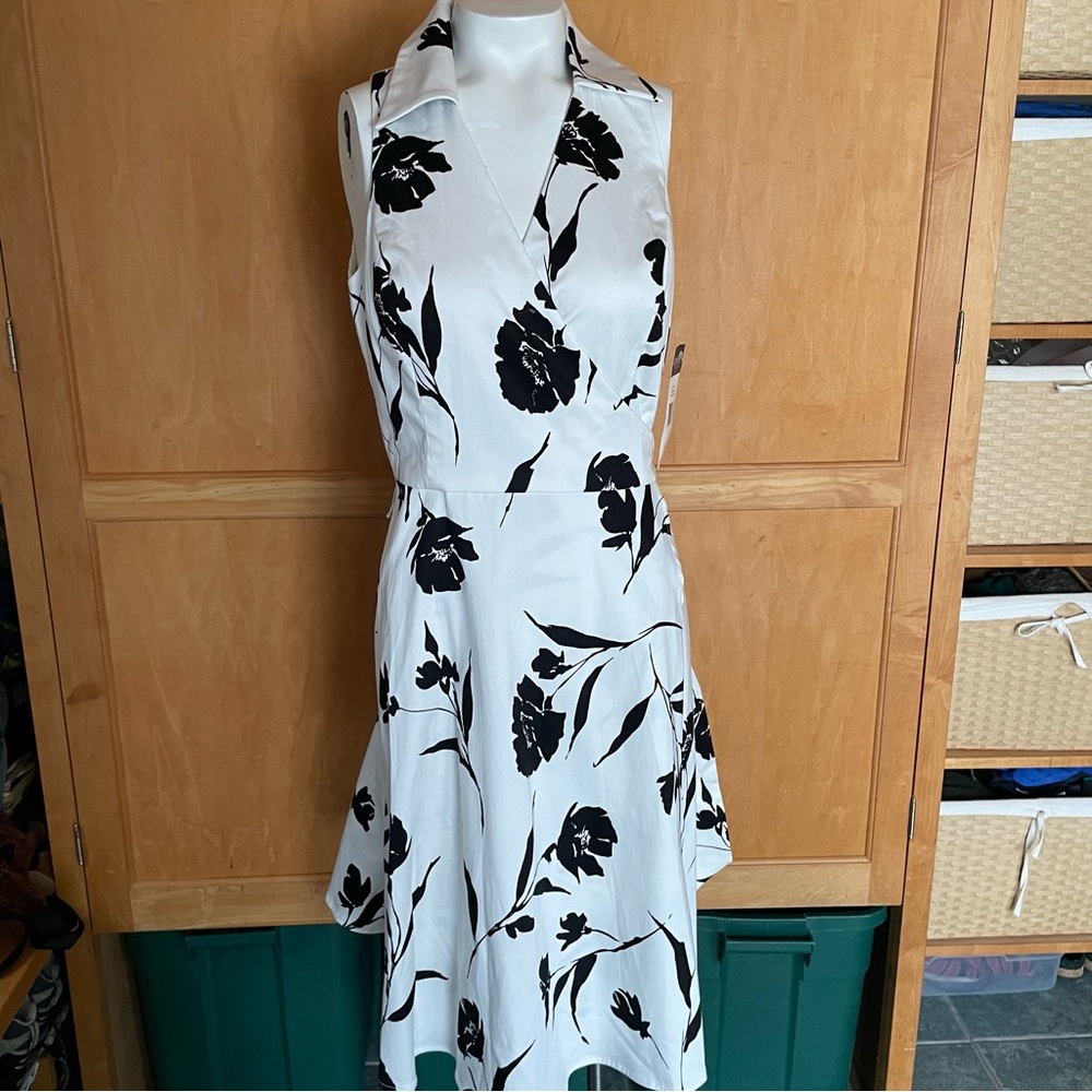 NWT Chaps Wrap Around Sleeveless Dress